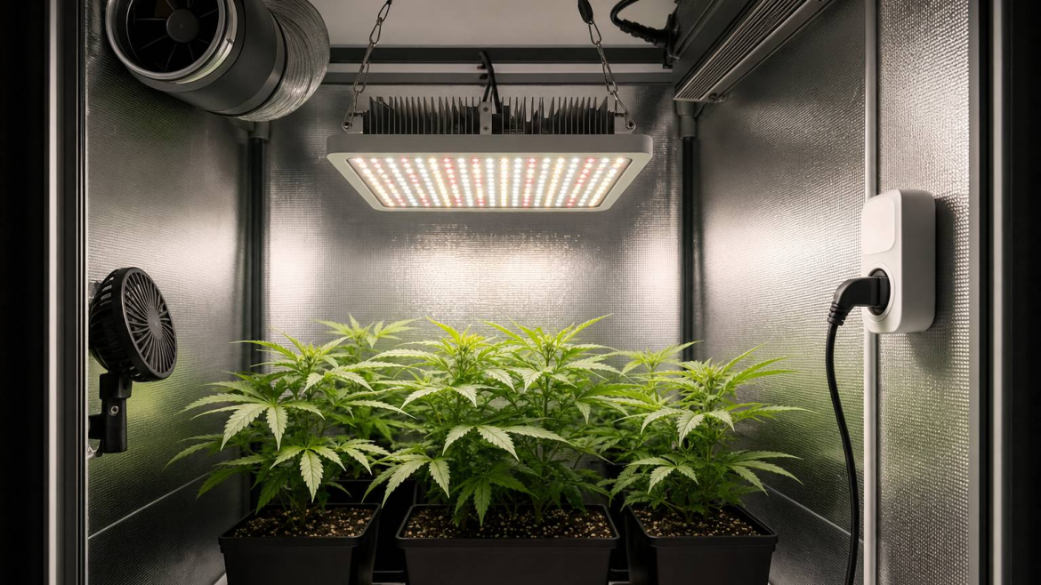 ¿Cuánto consume un foco LED de cultivo? Calculadora de gasto eléctrico y consejos para ahorrar en interior