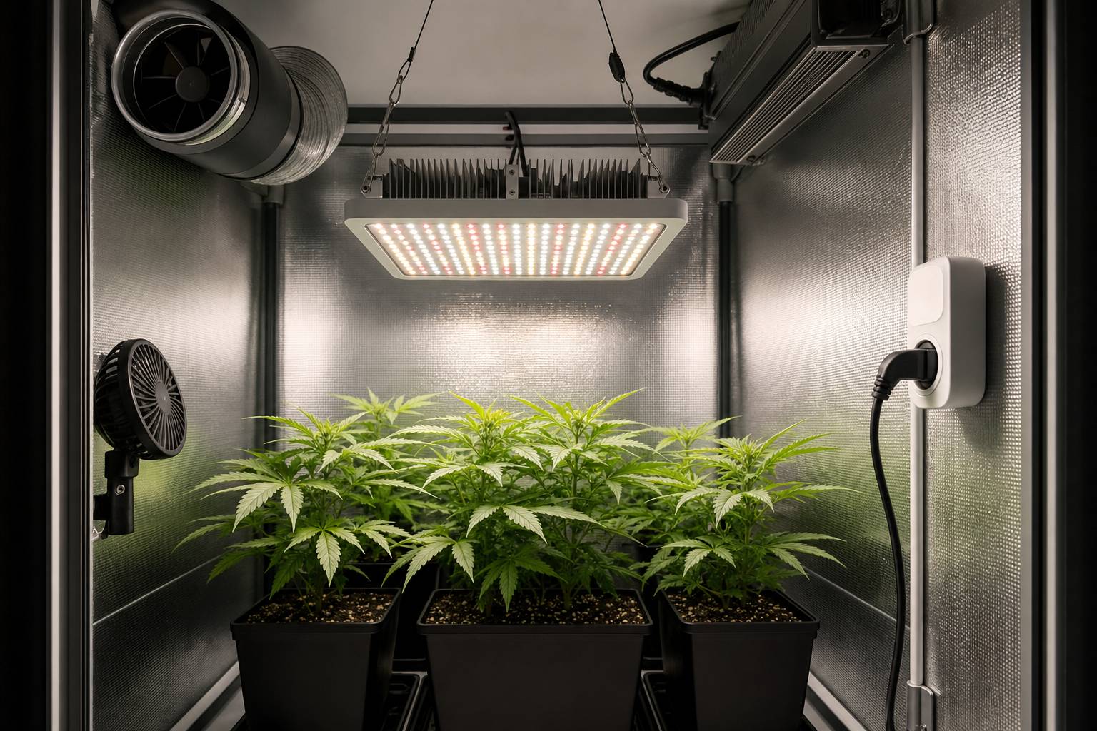 ¿Cuánto consume un foco LED de cultivo? Calculadora de gasto eléctrico y consejos para ahorrar en interior